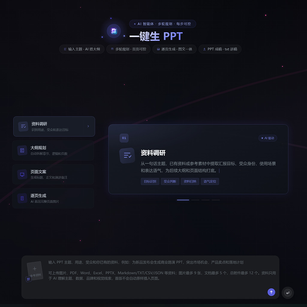 PPT一键生成与演示设计